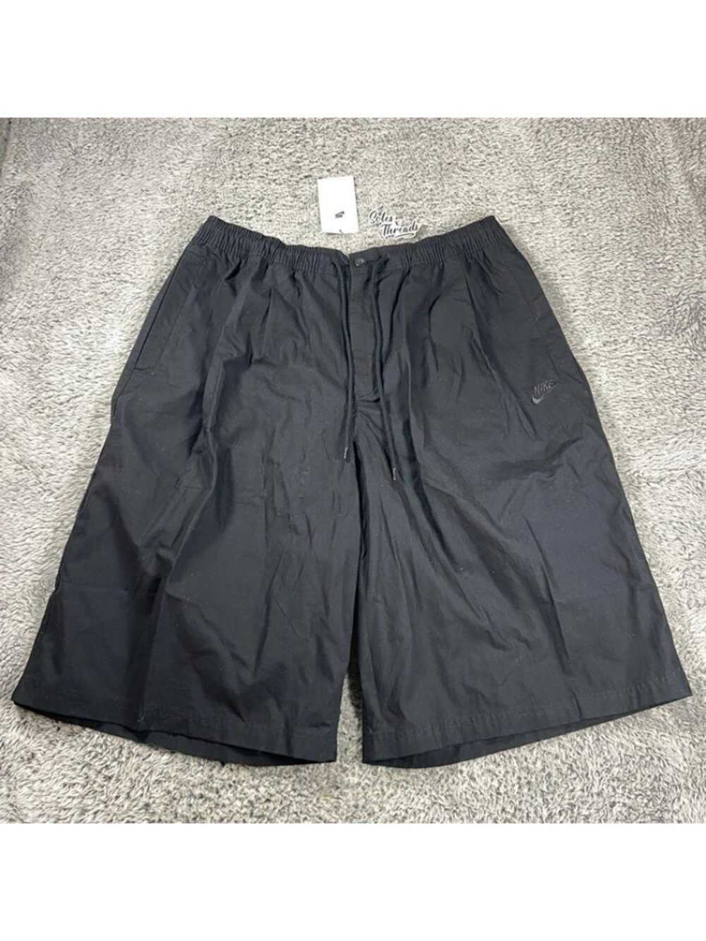 Nike Sportswear Club Oversized Shorts Size Large Men Black HJ2540-010